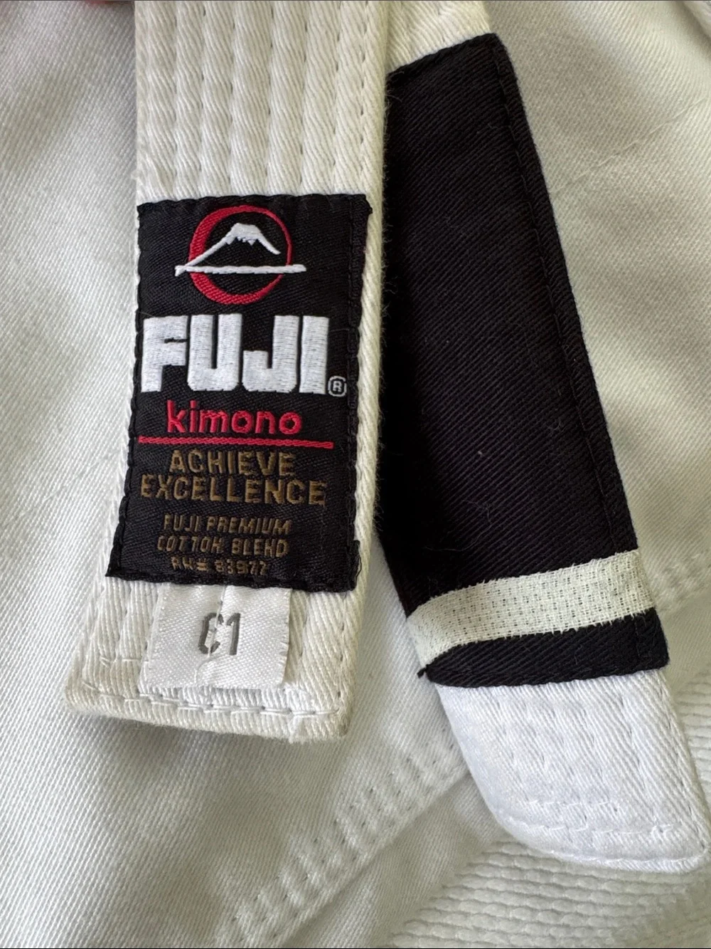Kids White Brazilian Jui Jitsu Gi Set with Belt